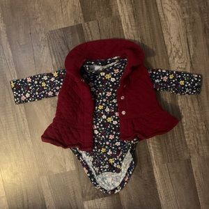Onesie and vest set
